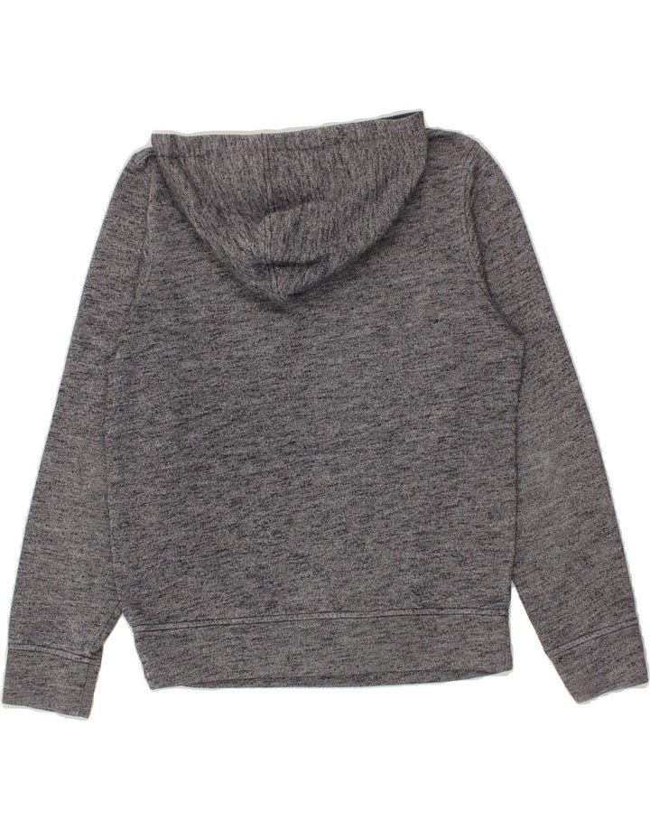 JACK & JONES Mens Graphic Hoodie Jumper XS Grey Flecked Polyester Vintage Jack & Jones and Second-Hand Jack & Jones from Messina Hembry 