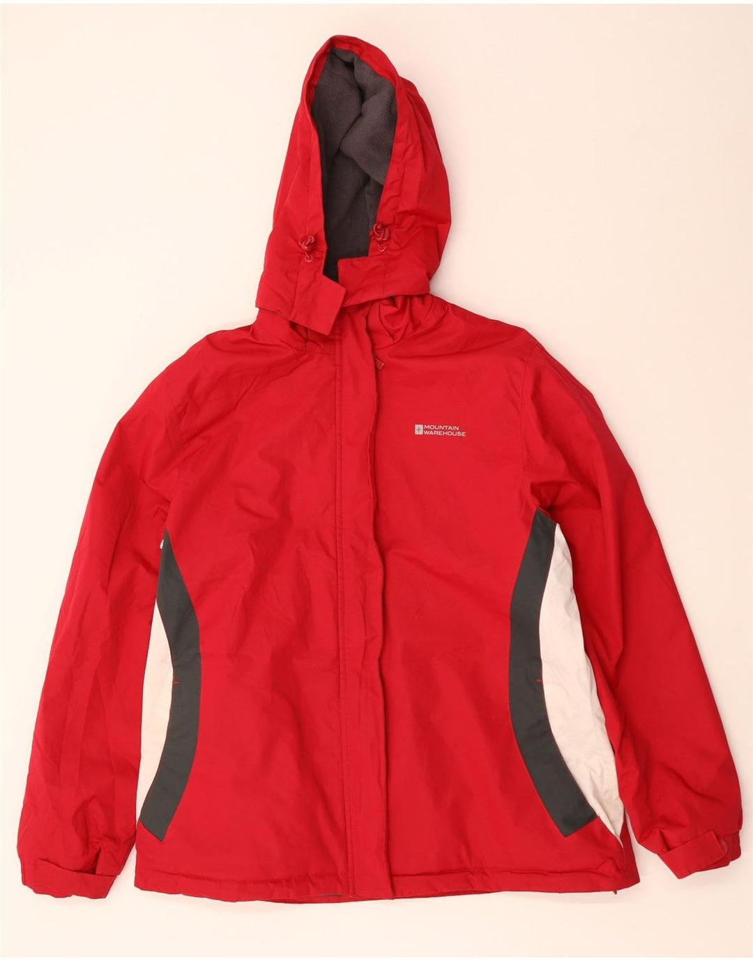 Mountain Warehouse Womens Hooded Windbreaker Jacket UK 18 XL Red
