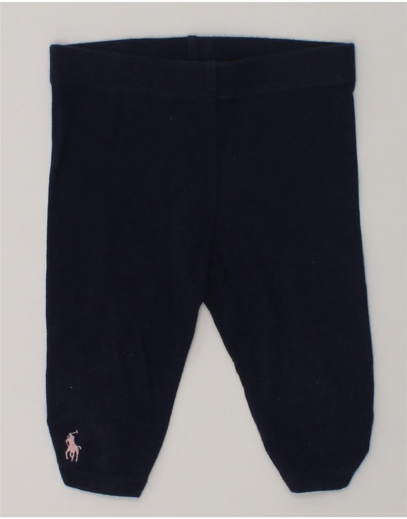 RALPH LAUREN Baby Girls Trousers 6-9 Months Navy Blue | Vintage Ralph Lauren | Thrift | Second-Hand Ralph Lauren | Used Clothing | Messina Hembry 