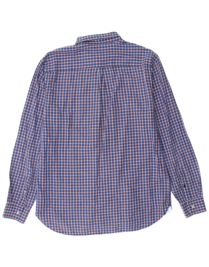 PEPE JEANS Mens Shirt XL Blue Check Cotton