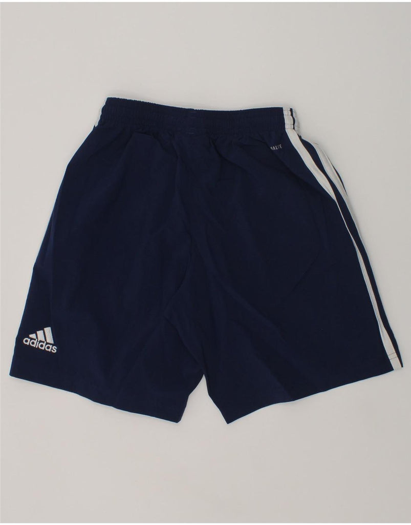 ADIDAS Boys Sport Shorts 9-10 Years Navy Blue Polyester | Vintage Adidas | Thrift | Second-Hand Adidas | Used Clothing | Messina Hembry 