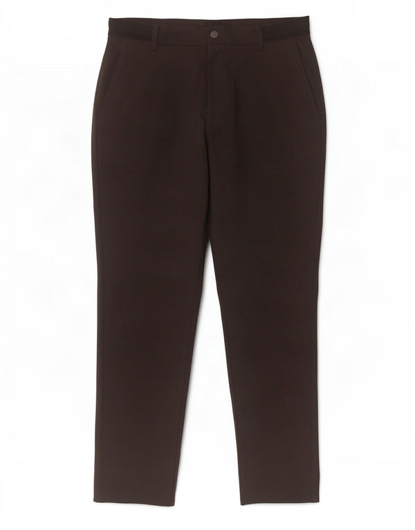 Zara Mens Tapered Chino Trousers Medium W31 L29 Black