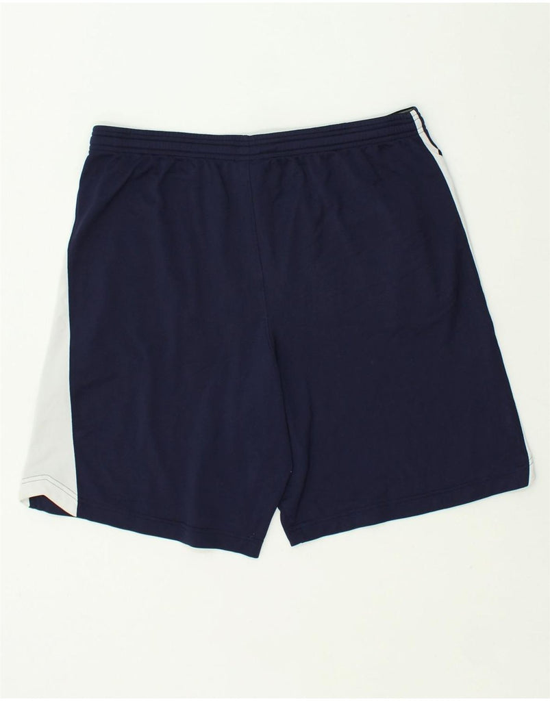 UNDER ARMOUR Boys Sport Shorts 15-16 Years XL Navy Blue Colourblock | Vintage Under Armour | Thrift | Second-Hand Under Armour | Used Clothing | Messina Hembry 