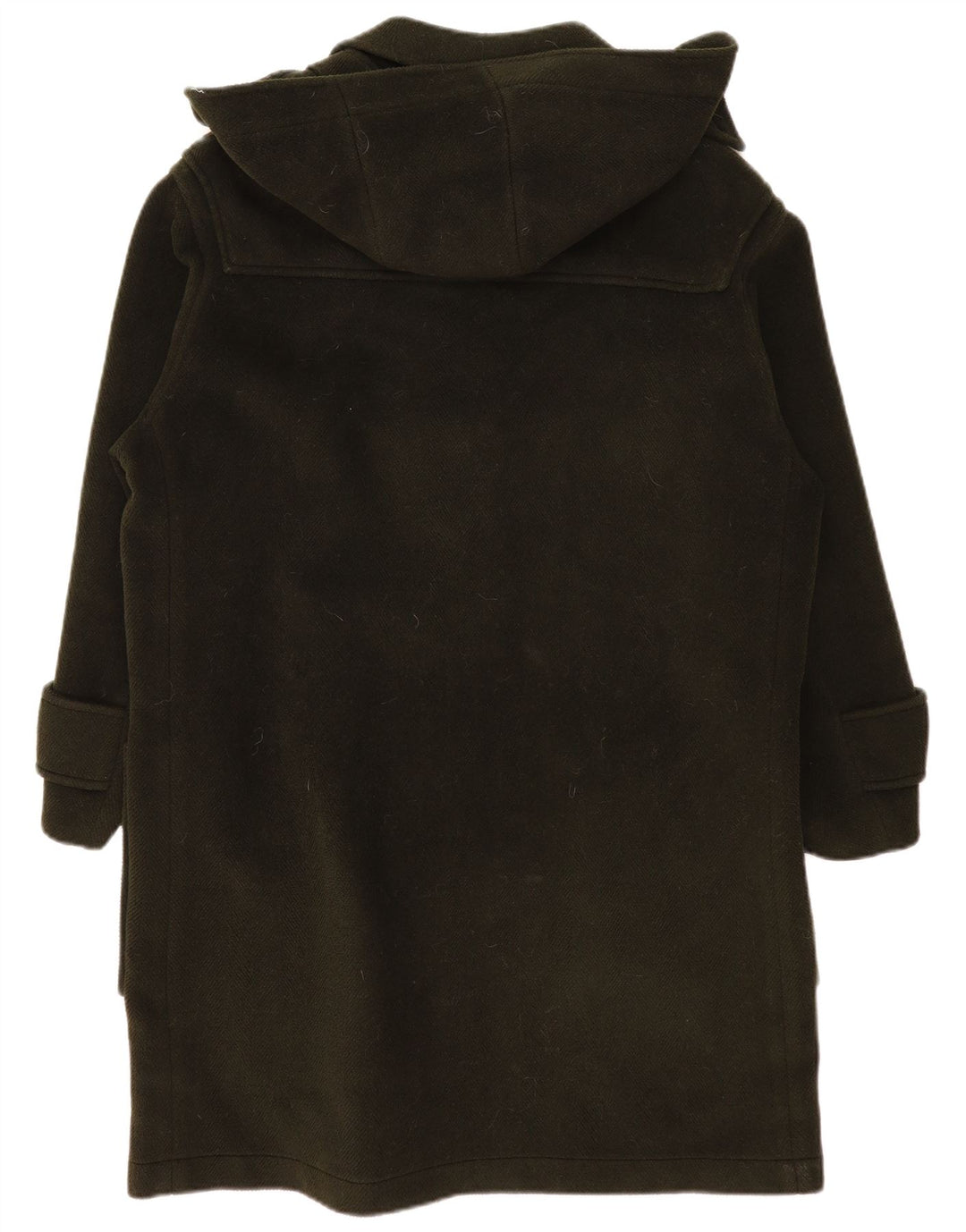 Vintage Womens Hooded Oversized Duffle Coat UK 18 XL Khaki