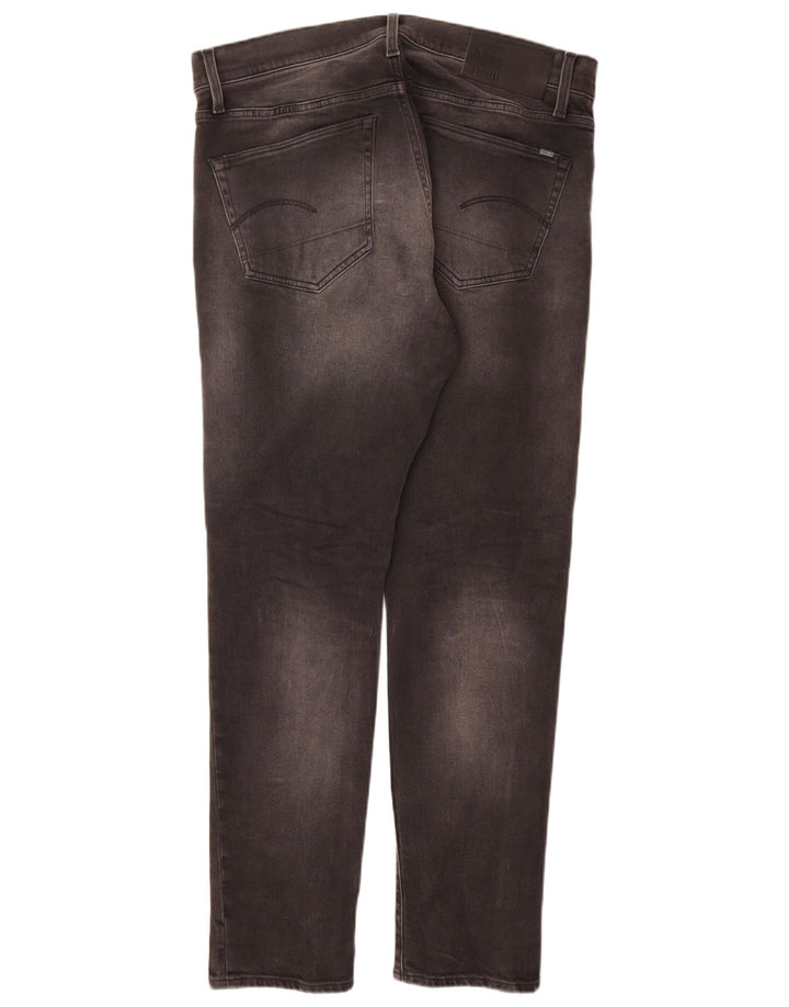 G-Star Mens Slim Jeans W34 L32 Grey Cotton