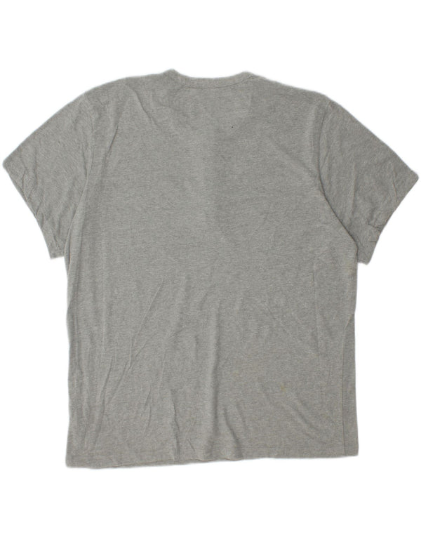 EDDIE BAUER Mens T-Shirt Top Large Grey Cotton