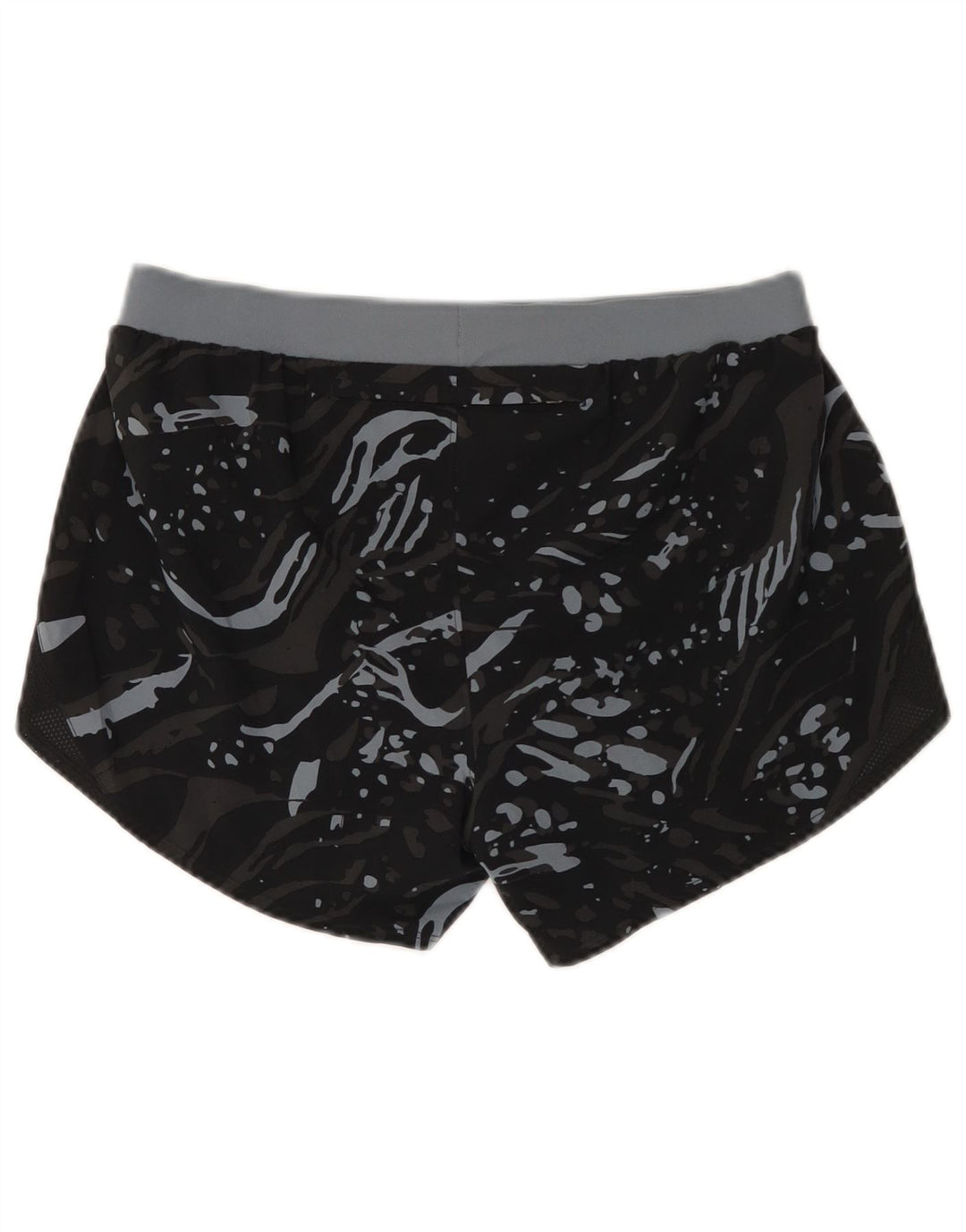 Under Armour Womens Sport Shorts UK 14 Medium  Black Spotted Polyester