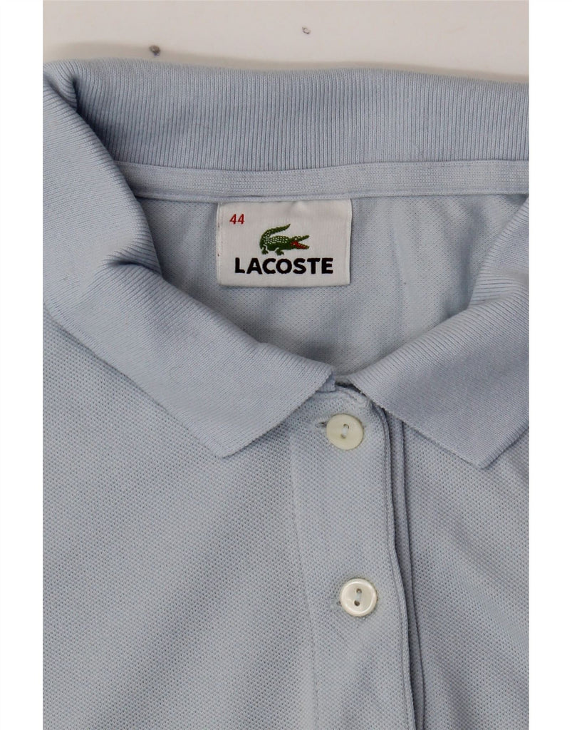 LACOSTE Womens Polo Shirt Size 44 Large Blue Cotton Vintage Lacoste and Second-Hand Lacoste from Messina Hembry 