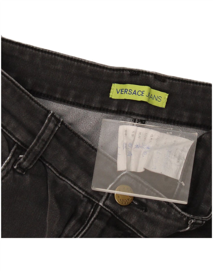 Versace Womens Slim Jeans W28 L29 Grey