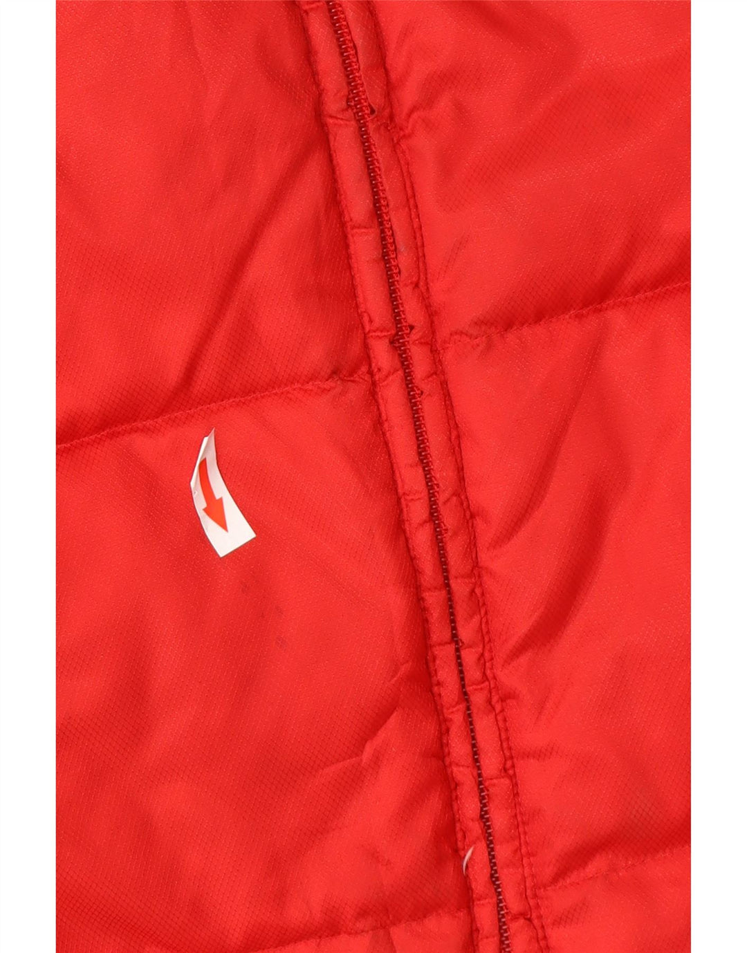 Adidas Mens Padded Jacket UK 38 Medium Red Colourblock Polyester