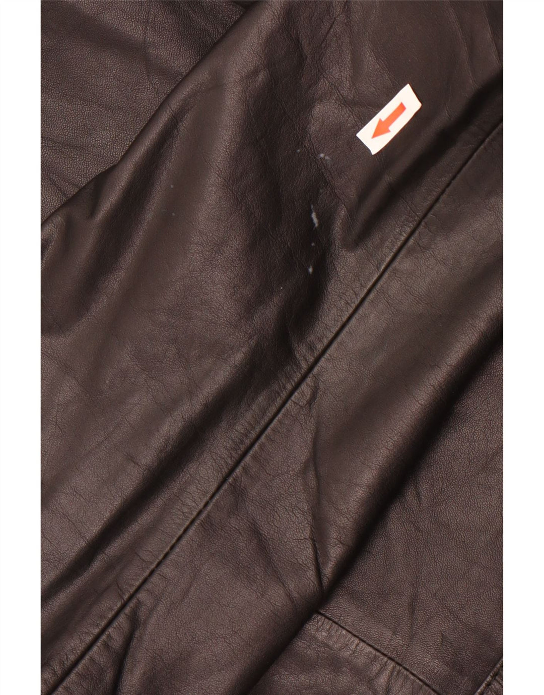 Vintage Womens Leather Jacket IT 42 Medium Black Leather