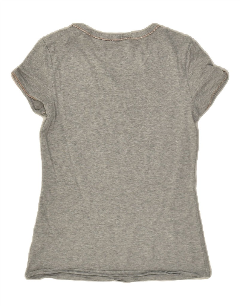 DOLCE & GABBANA Womens T-Shirt Top UK 12 Medium Grey Cotton | Vintage Dolce & Gabbana | Thrift | Second-Hand Dolce & Gabbana | Used Clothing | Messina Hembry 