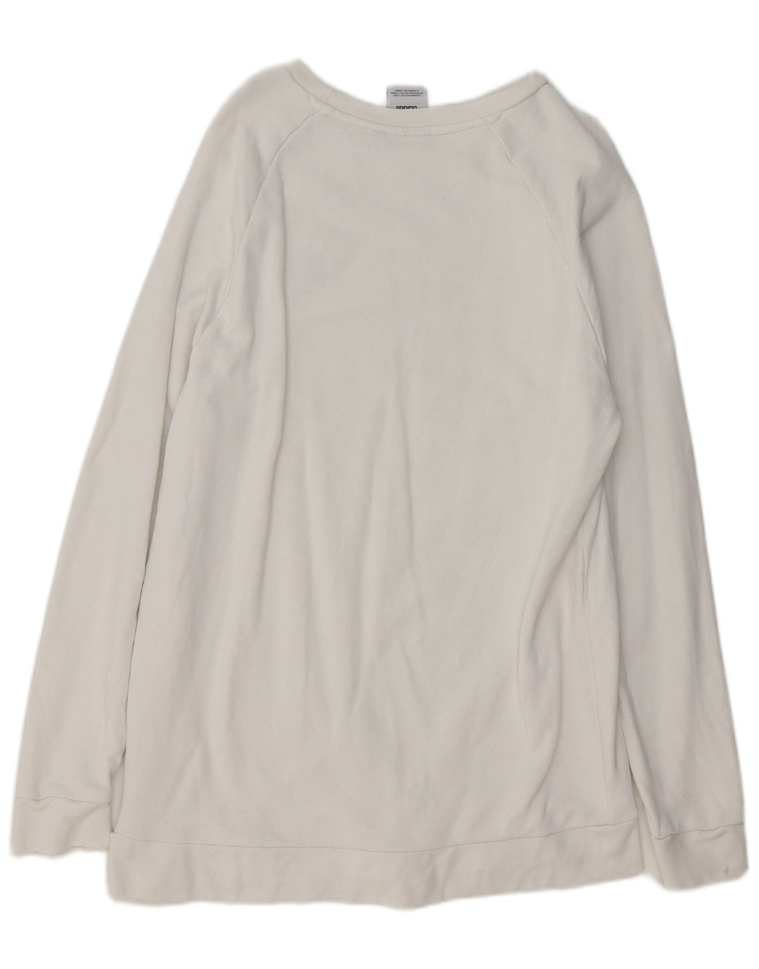ADIDAS Mens Sweatshirt Jumper Large White Cotton