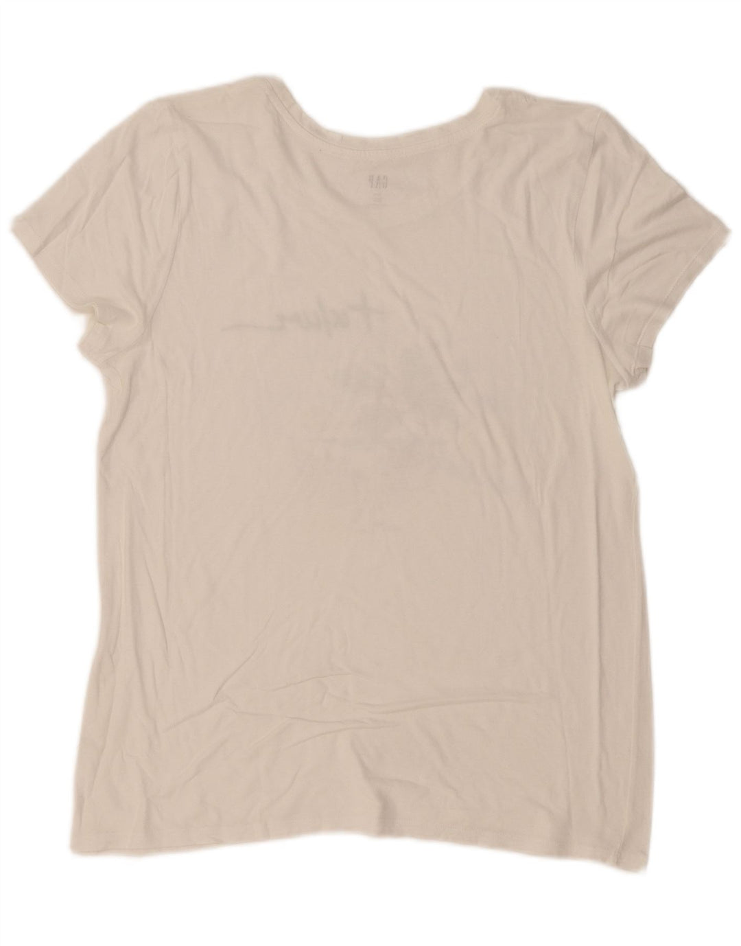 GAP Womens Graphic T-Shirt Top UK 18 XL White