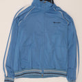 Champion Mens Tracksuit Top Jacket Medium Blue Colourblock Polyester