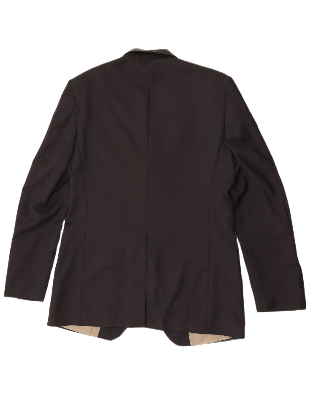 Marks & Spencer Mens 3 Button Slim Fit Blazer Jacket UK 40 Medium Black