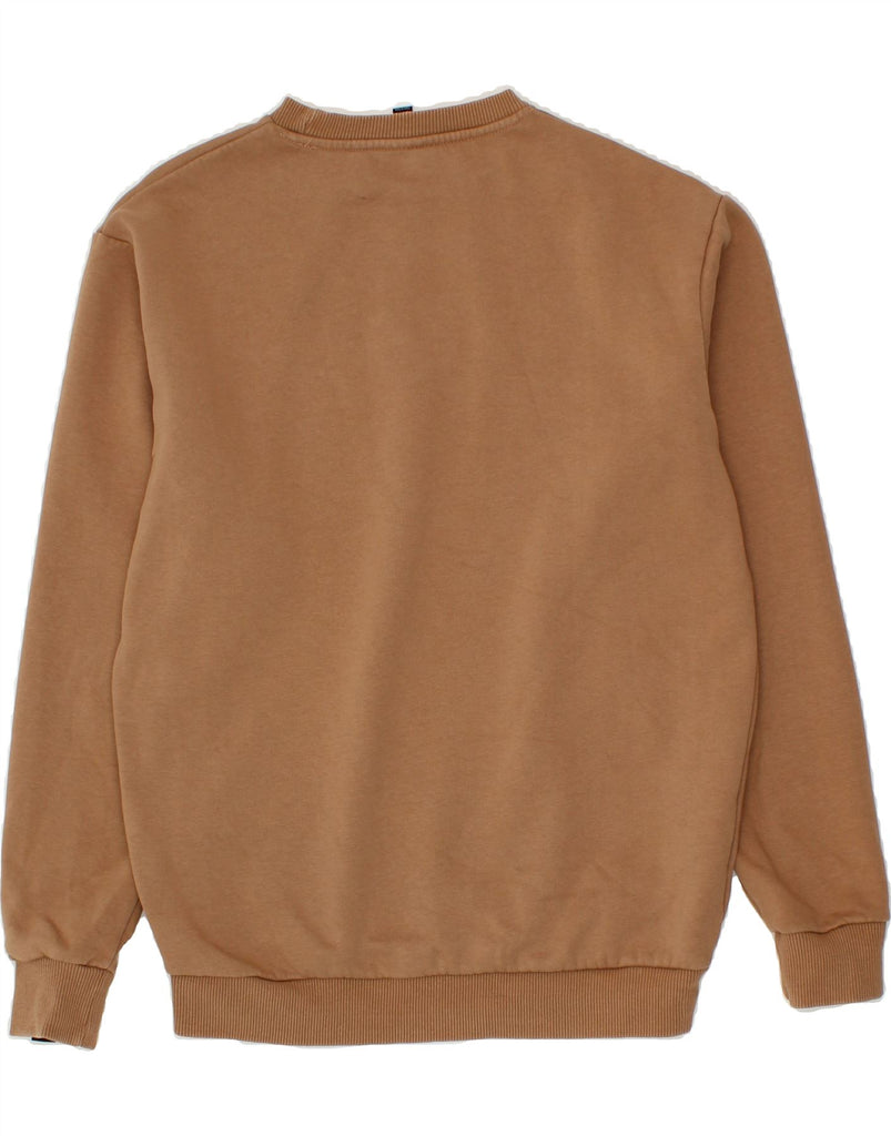 ELLESSE Mens Sweatshirt Jumper Medium Brown Cotton Vintage Ellesse and Second-Hand Ellesse from Messina Hembry 