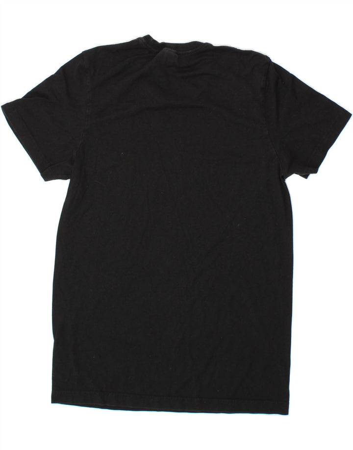 ADIDAS Mens Graphic T-Shirt Top Small Black Cotton Vintage Adidas and Second-Hand Adidas from Messina Hembry 