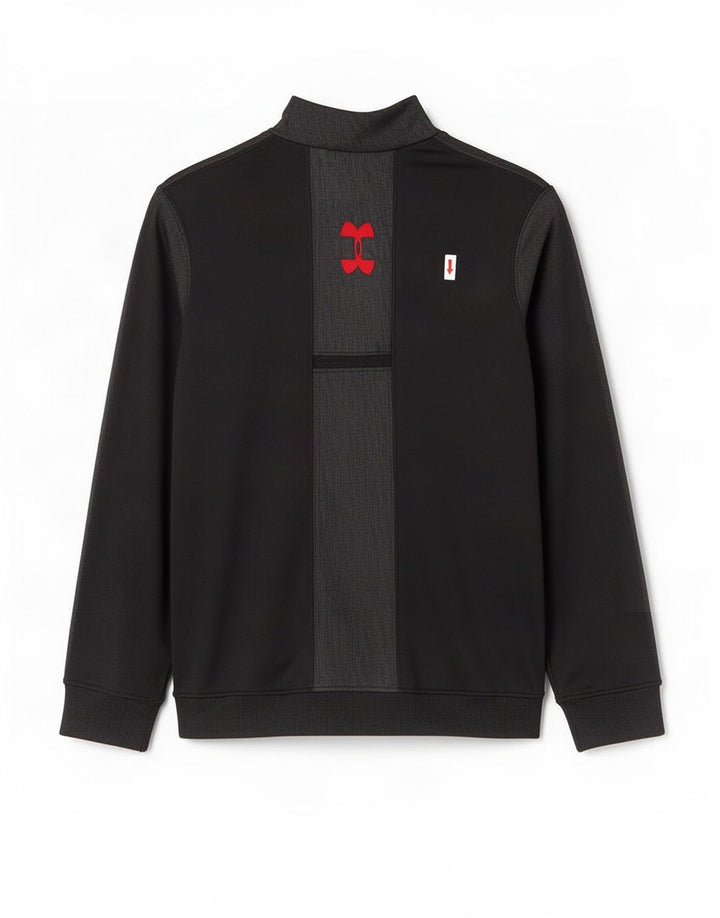 Under Armour Mens Cold Gear Sweatshirt Jumper Small Black Colourblock