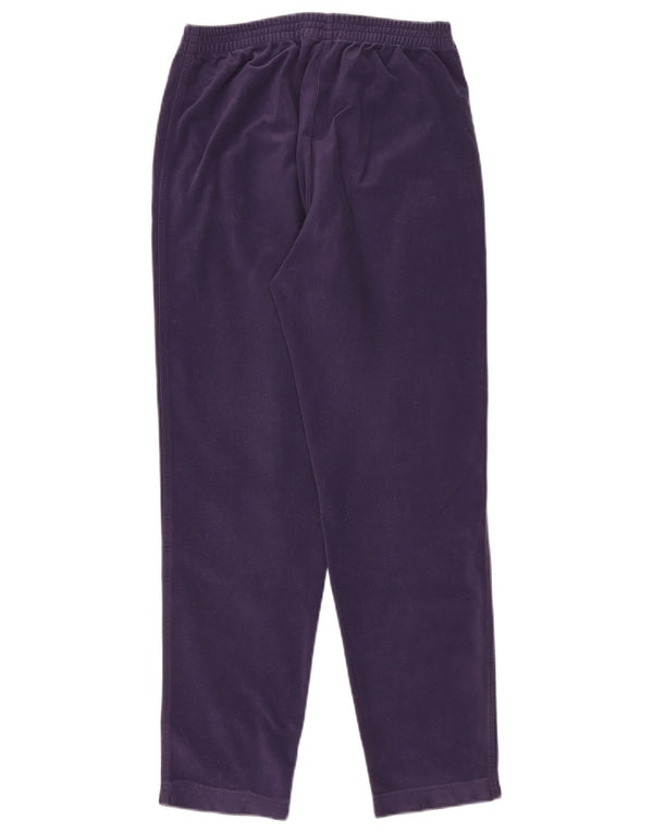 Diadora Womens Tracksuit Trousers UK 10 Small Purple Polyester
