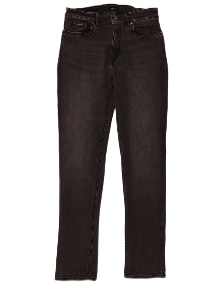 Hugo Boss Mens Slim Jeans W31 L32 Grey Cotton