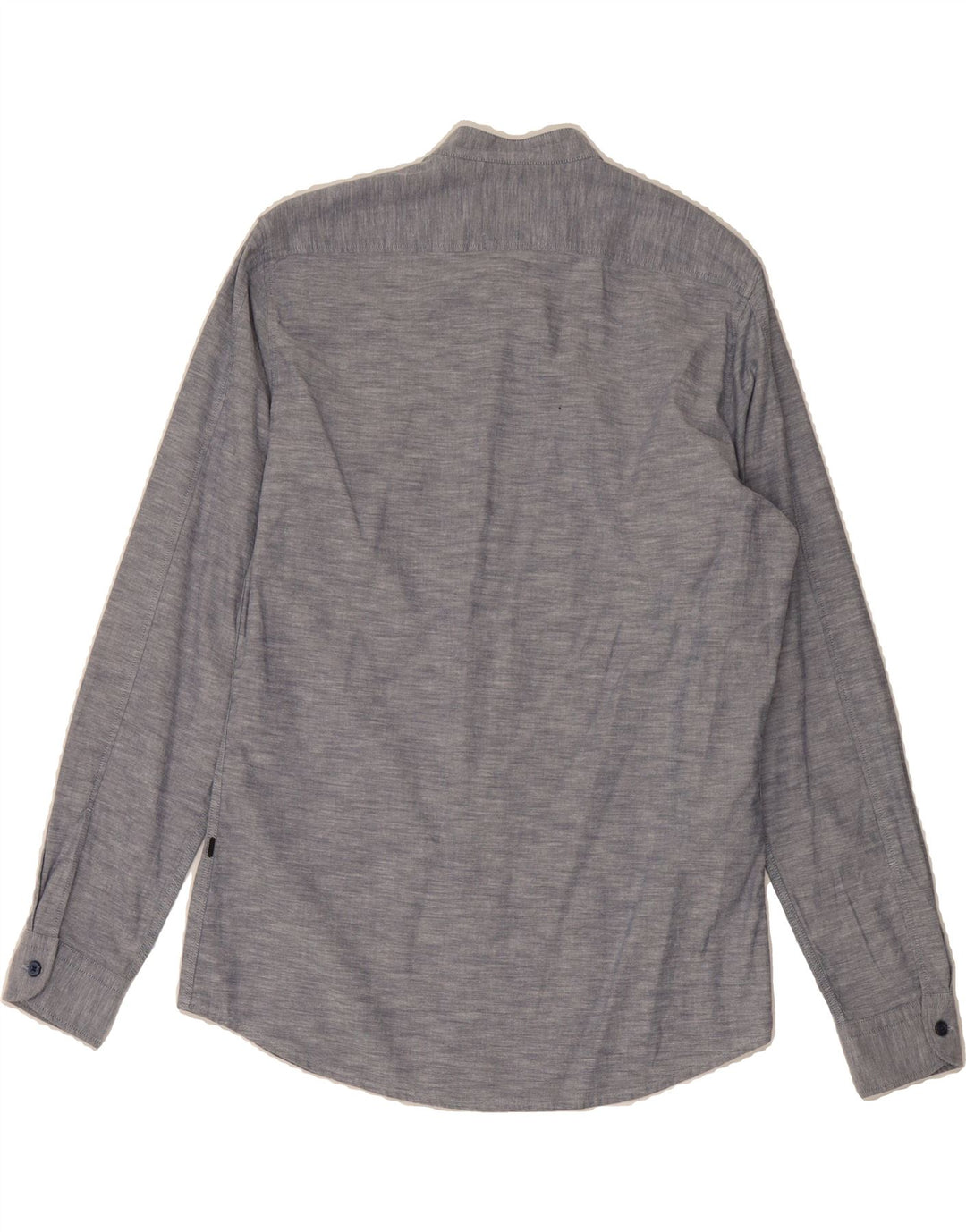 HUGO BOSS Mens Regular Fit Shirt Medium Navy Blue Flecked Vintage Hugo Boss and Second-Hand Hugo Boss from Messina Hembry 