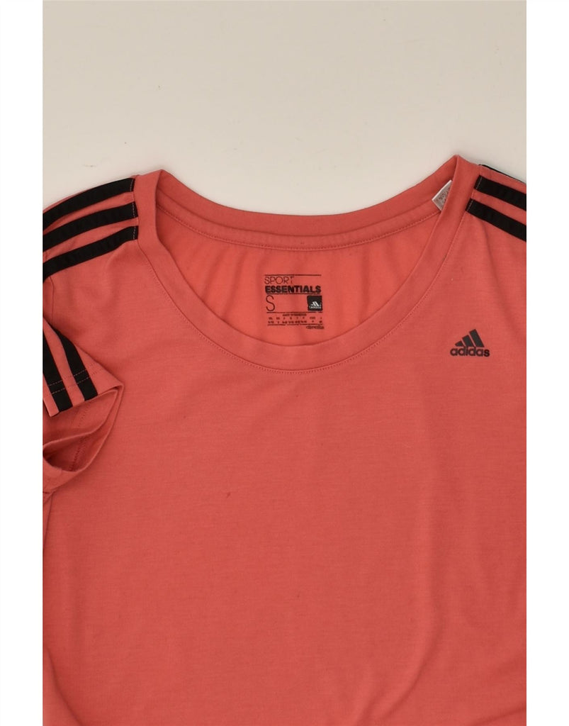 ADIDAS Womens T-Shirt Top UK 8-10 Small Pink | Vintage Adidas | Thrift | Second-Hand Adidas | Used Clothing | Messina Hembry 