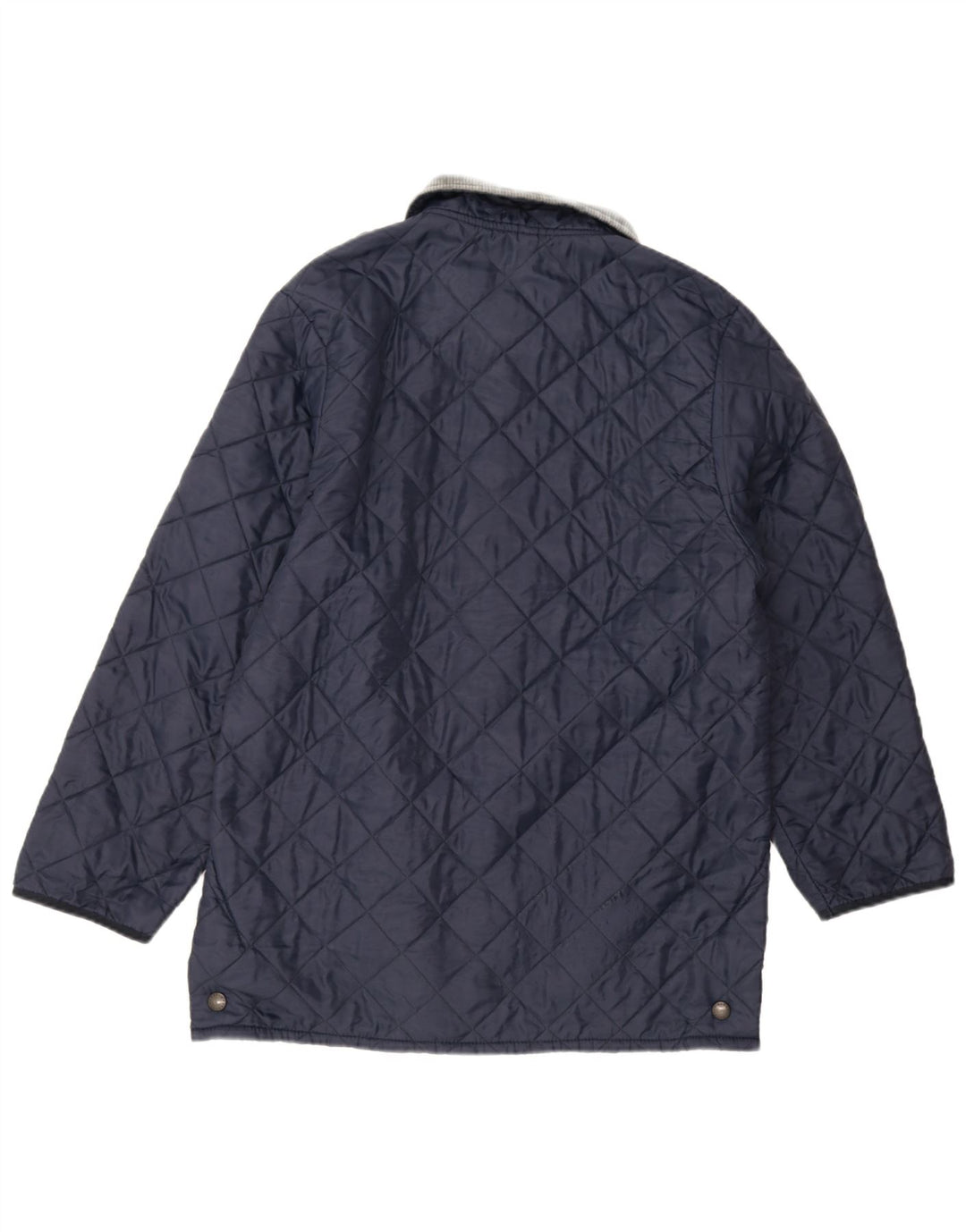 Barbour Mens Quilted Jacket UK 40 Large Navy Blue Nylon
