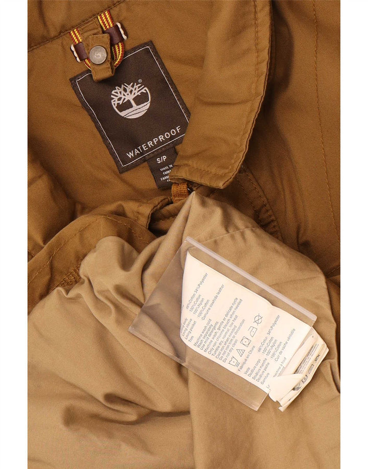 Timberland Mens Utility Jacket UK 36 Small Beige Cotton
