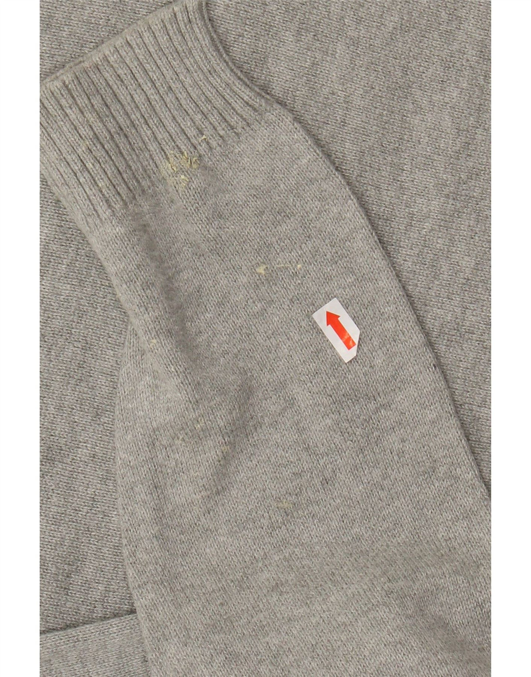 JACK & JONES Mens Crew Neck Jumper Sweater Medium Grey Cotton