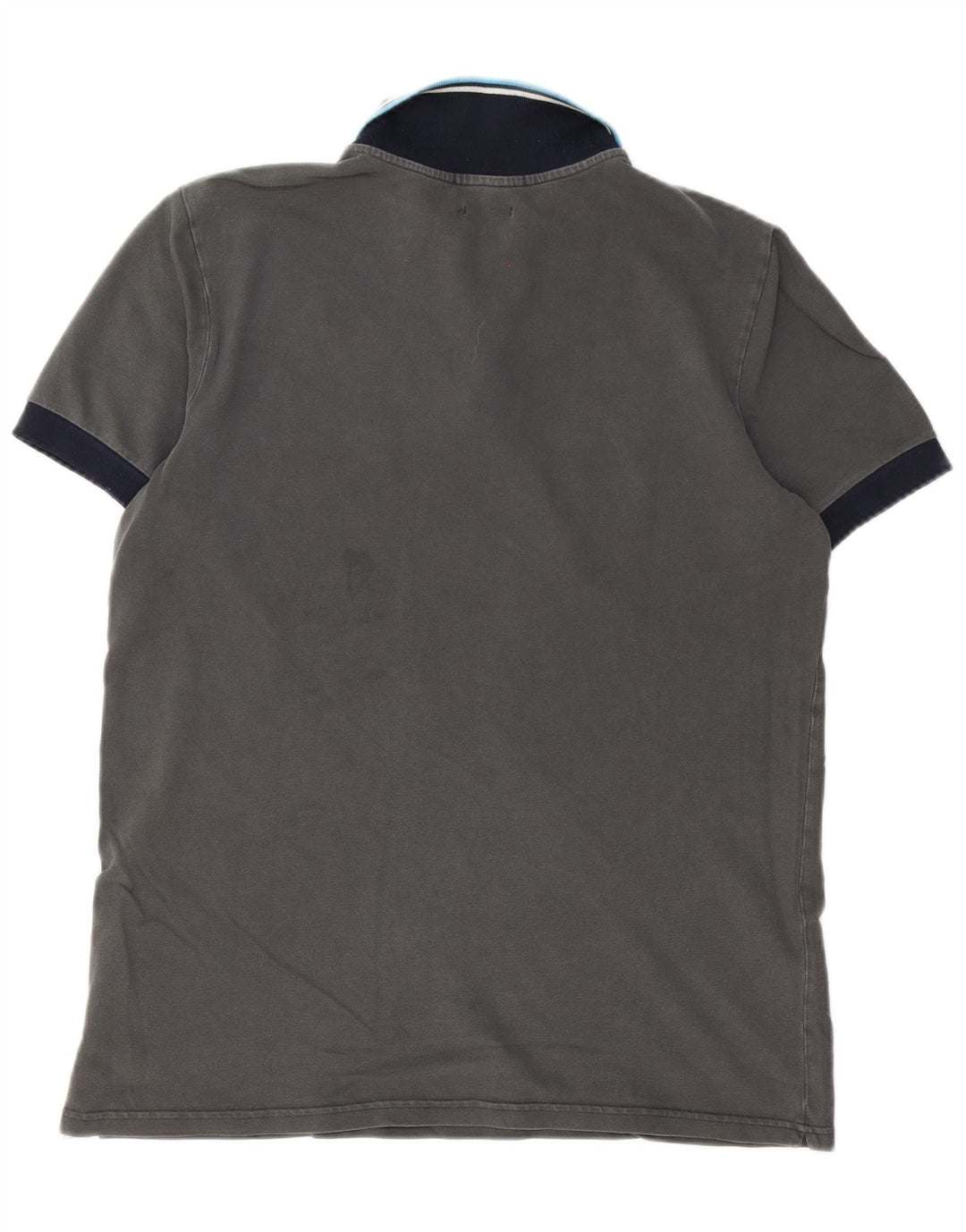 Converse Mens Polo Shirt Large Grey Classic