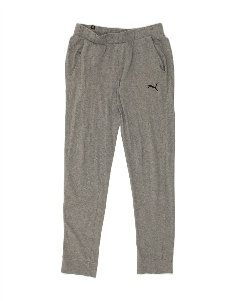 PUMA Mens Tracksuit Trousers Joggers Small  Grey | Vintage Puma | Thrift | Second-Hand Puma | Used Clothing | Messina Hembry 