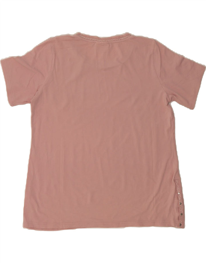 CHAMPION Womens T-Shirt Top UK 20 2XL Pink Vintage Champion and Second-Hand Champion from Messina Hembry 