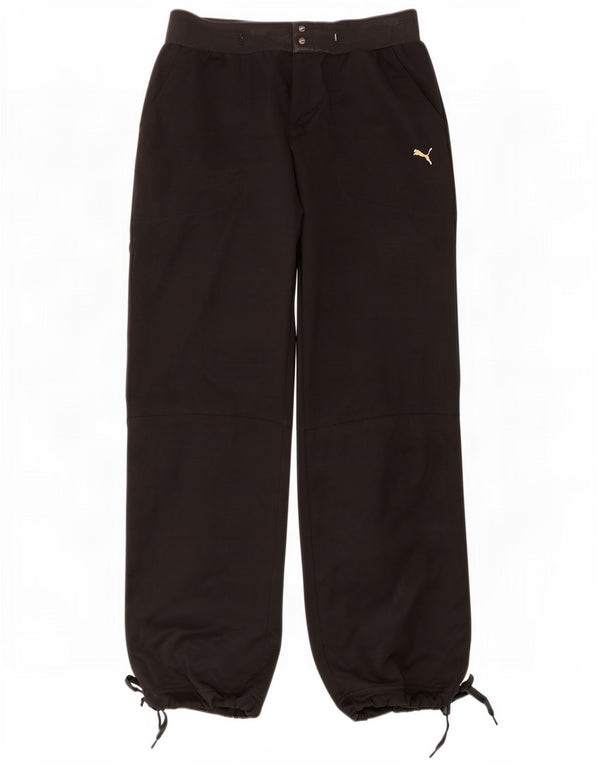 Puma Womens Loose Fit Trousers UK 12 Medium W32 L30 Black