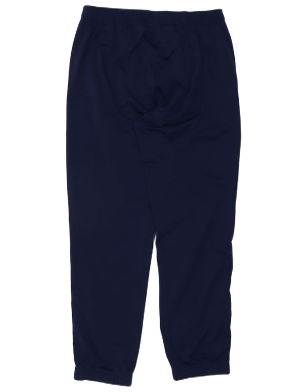 ADIDAS Mens Tracksuit Trousers Joggers Large Navy Blue Polyester