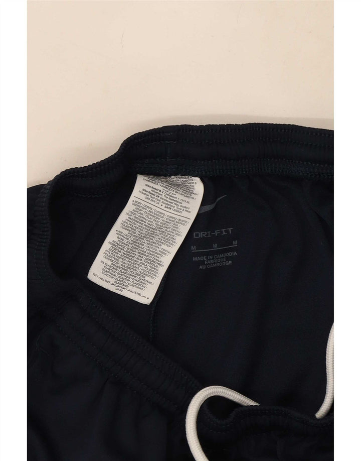 Nike Mens Dri Fit Tracksuit Trousers Medium Navy Blue Polyester