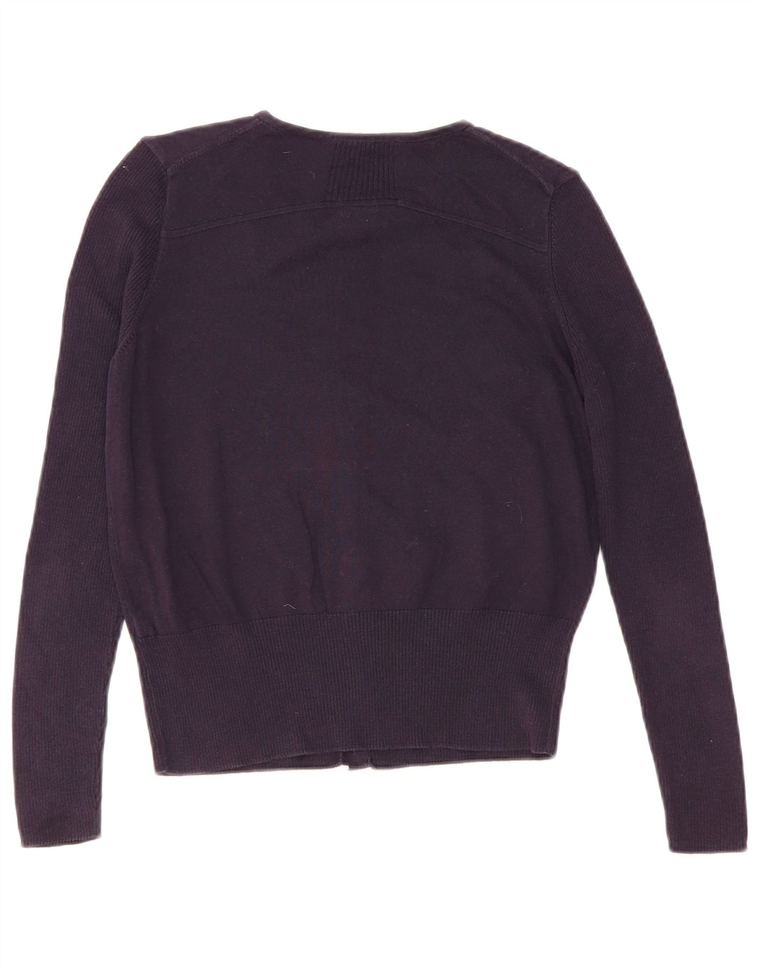 Marks & Spencer Womens Cardigan Sweater UK 12 Medium Navy Blue