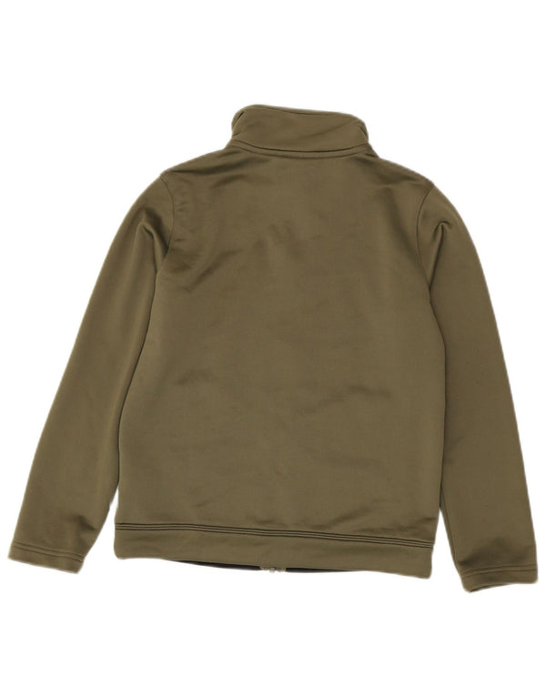 Nike Boys Standard Tracksuit Top Jacket 10-11 Years Medium Khaki