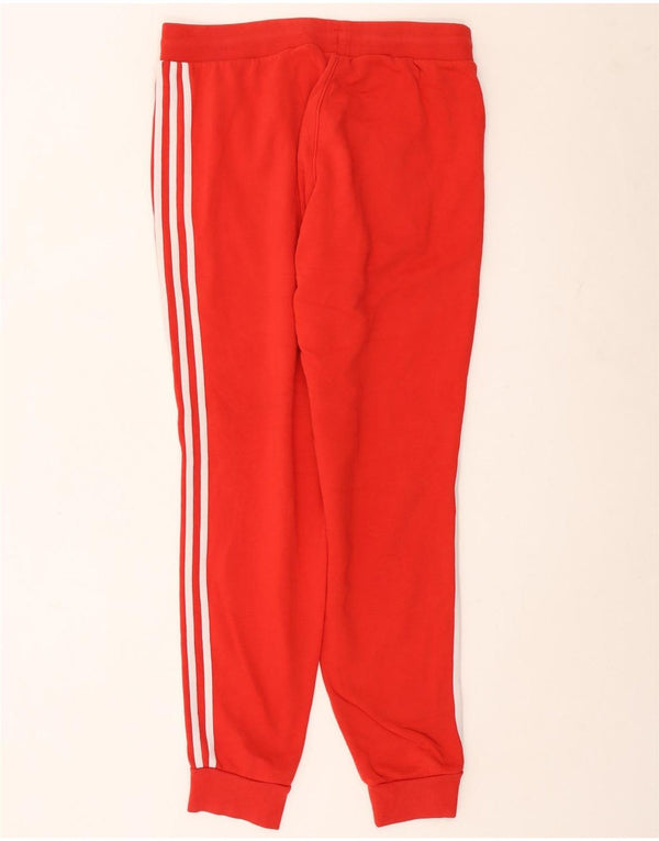 Adidas Mens Tracksuit Trousers Joggers Large  Red