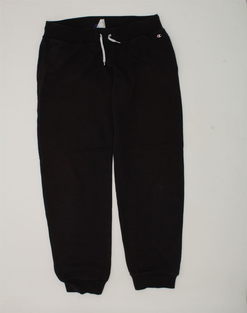 CHAMPION Boys Tracksuit Trousers Joggers 13-14 Years XL Black Cotton | Vintage Champion | Thrift | Second-Hand Champion | Used Clothing | Messina Hembry 