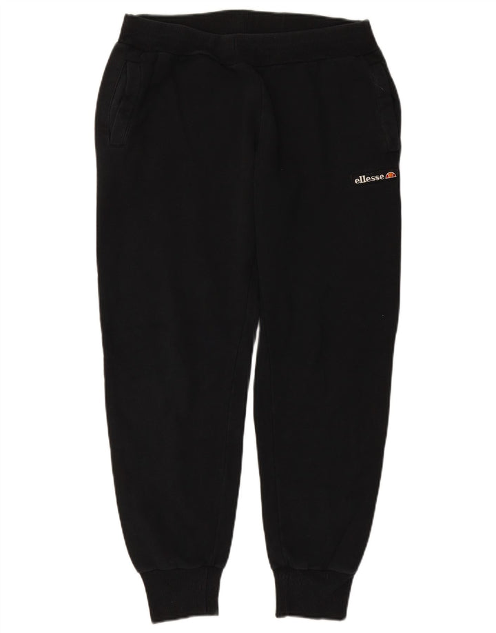ELLESSE Womens Tracksuit Trousers Joggers UK 14 Medium  Black