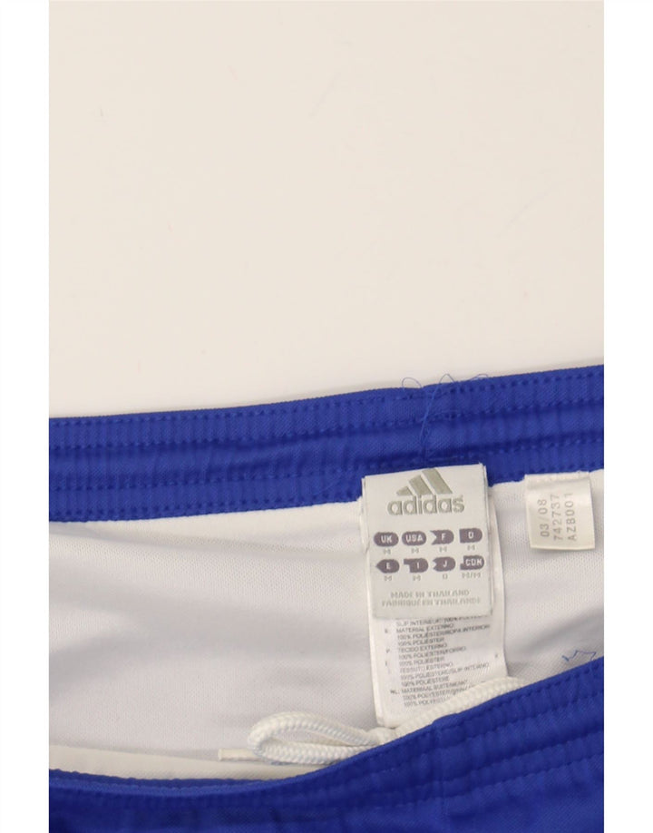 ADIDAS Mens Climalite Sport Shorts Medium  Blue Polyester Vintage Adidas and Second-Hand Adidas from Messina Hembry 