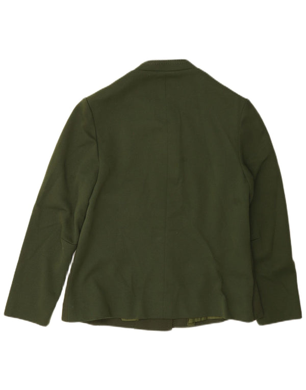 Vintage Womens Bomber Jacket UK 14 Medium Green
