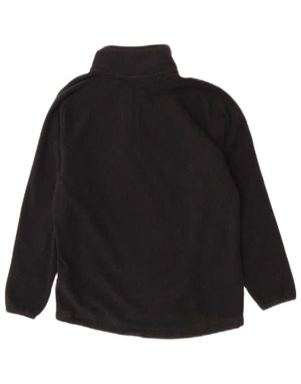 Canterbury Boys Graphic Zip Neck Fleece Jumper 7-8 Years Black Striped