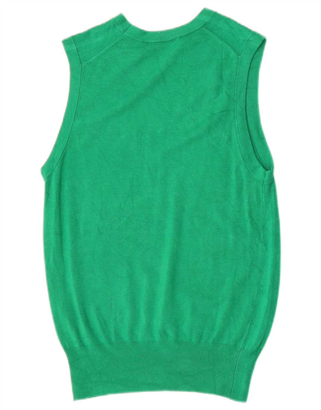 Zara Womens Vest Tank Top UK 12 Medium Green Viscose