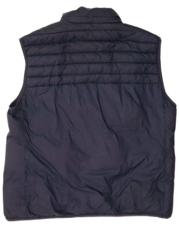 Harmont & Blaine Mens Padded Gilet UK 42 XL Navy Blue