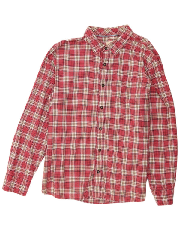 Fat Face Mens Regular Fit Shirt 2XL Pink Check Cotton