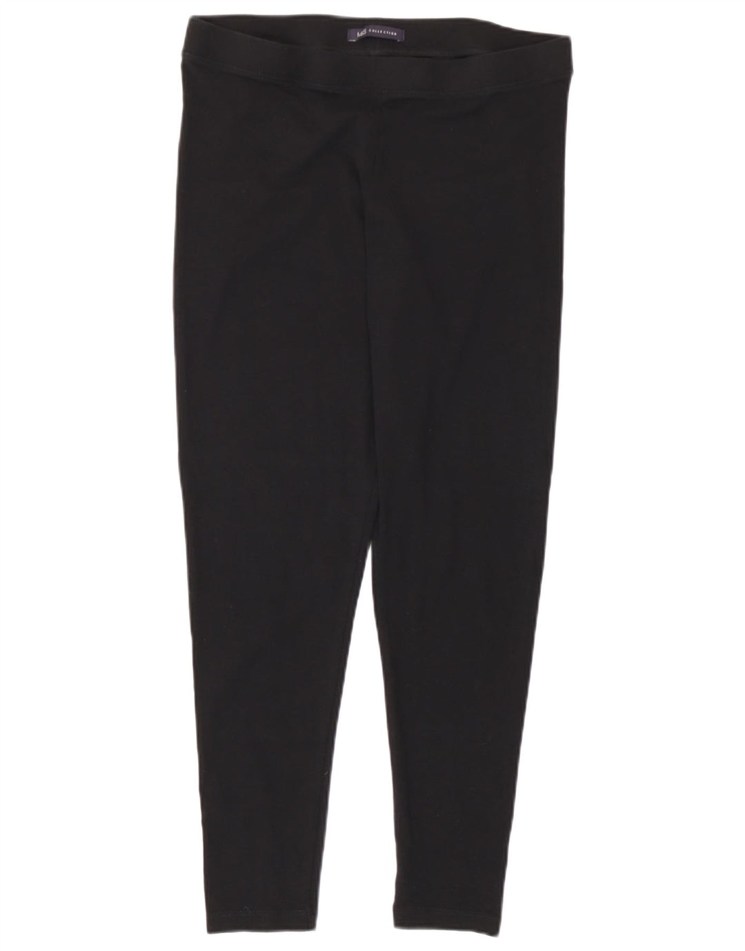 Marks & Spencer Womens Short Leggings UK 14 Large Black Cotton
