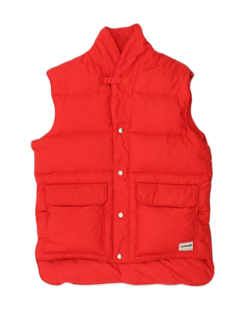 DOLOMITE Mens Padded Gilet UK 40 Large Red | Vintage Dolomite | Thrift | Second-Hand Dolomite | Used Clothing | Messina Hembry 