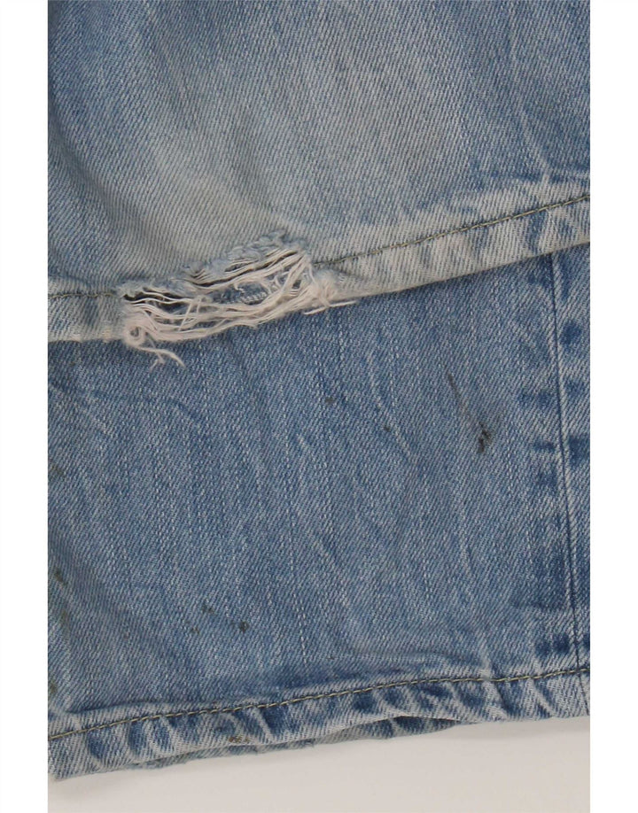 Jack & Jones Mens Straight Jeans W28 L34 Blue